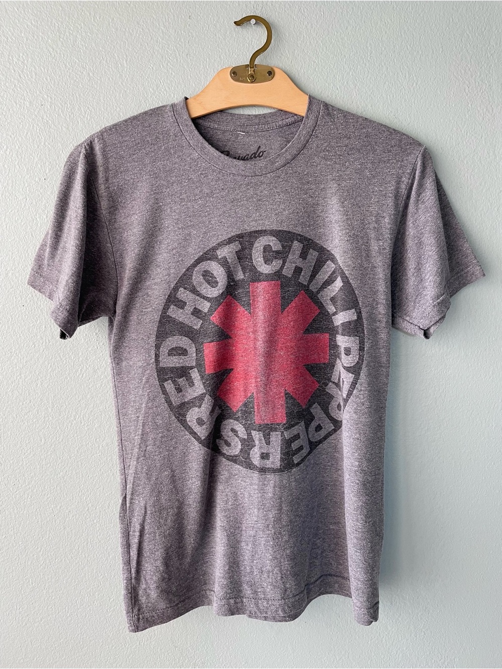 🌱5/$25🌱 Bravado | Red Hot Chili Peppers Gray Logo Tee